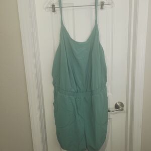 Torrid Active size 1 romper 1X open lined support pockets elastic waistband